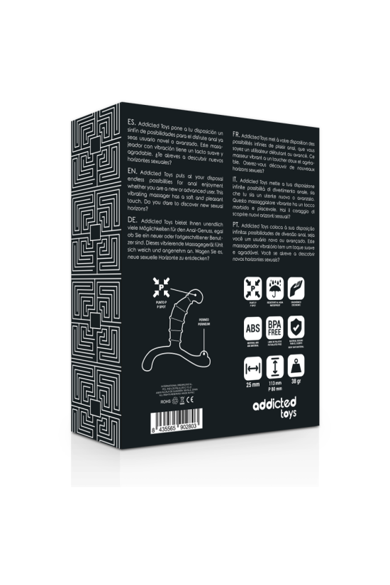 ADDICTED TOYS - PIACERE ANALE DELLA PROSTATA NERO