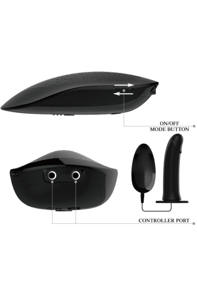 PRETTY LOVE - ABBASBAILEA LOVE MARVIN STRAP ON CON VIBRAZIONE E DILDO CAVO