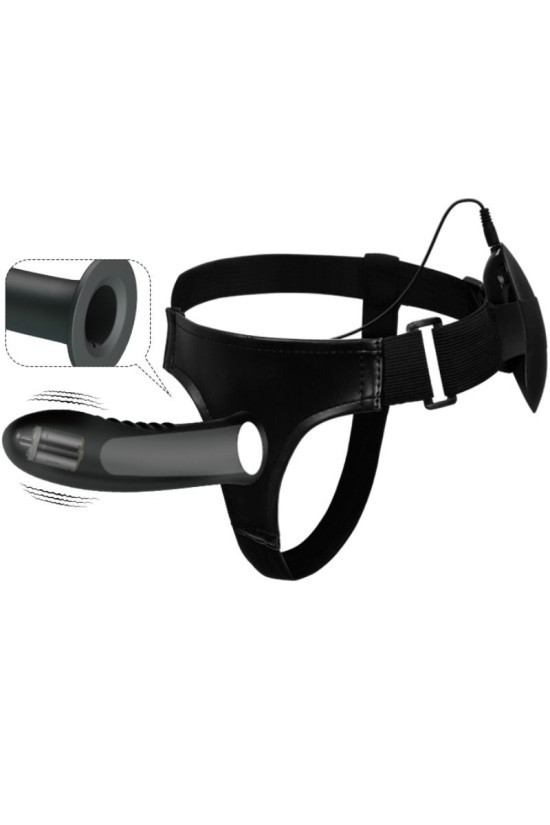 PRETTY LOVE - ABBASBAILEA LOVE MYRON STRAP ON CON VIBRAZIONE E DILDO CAVO