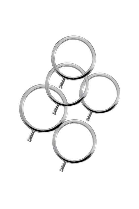 ELECTRASTIM - ELECTRARINGS ANELLI PER PENE IN METALLO CONFEZIONE DA 5