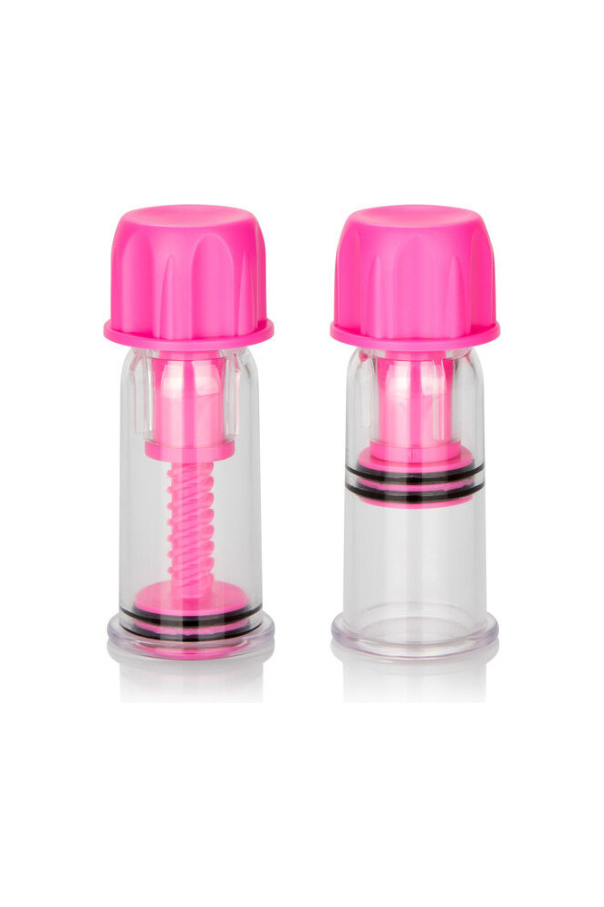 CALEXOTICS - VACCUM TWIST PINK NIPPLE SUCTION CUP