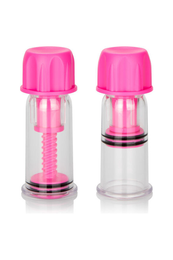 CALEXOTICS - VACCUM TWIST PINK NIPPLE SUCTION CUP