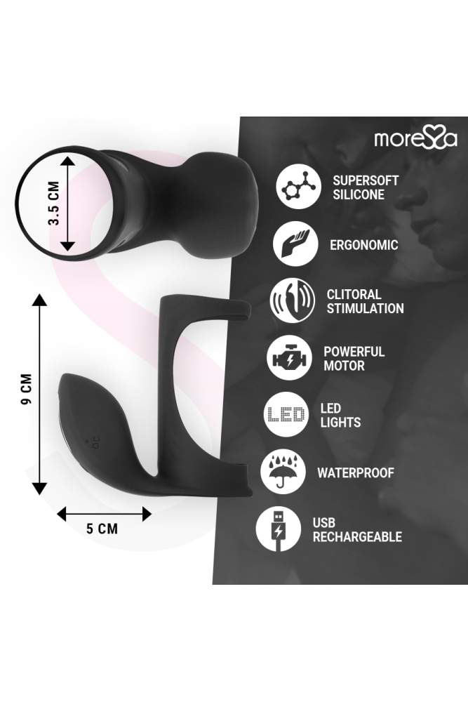 MORESSA - ANELLO VIBRATORE BRANDON CON COPERCHIO