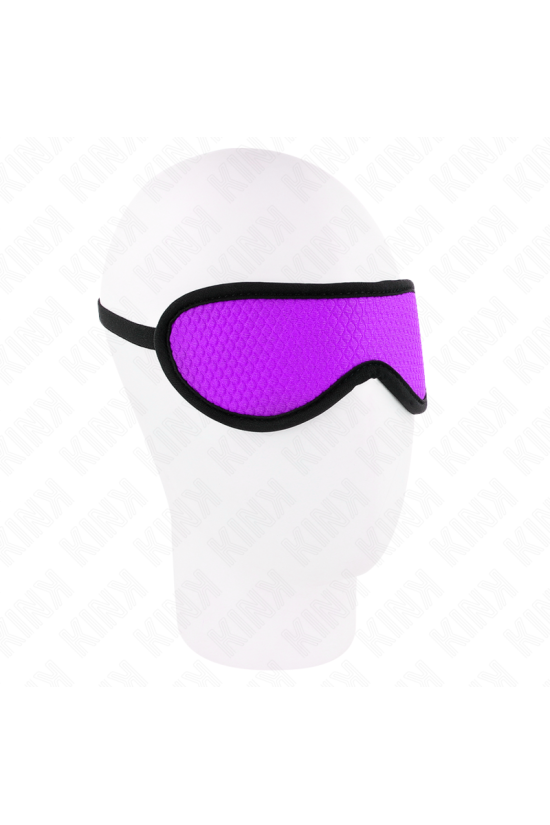 KINK - BENDA A TEXTURE A SCALE CON BORDO RICOPERTO VIOLA 20 x 7 CM