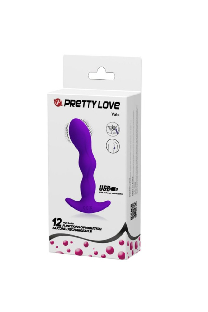 PRETTY LOVE - MASSAGGIATORE ANALE 12 MODALIT DI VIBRAZIONE LILLA