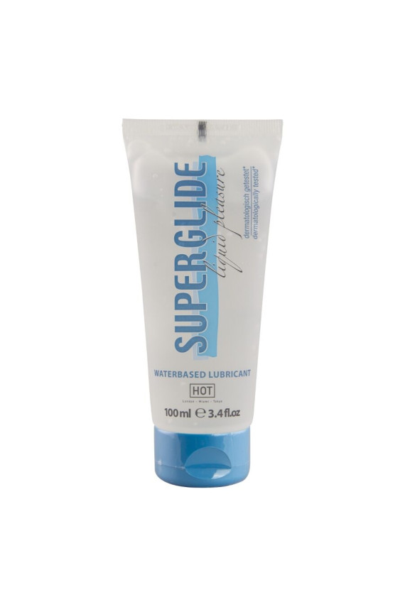 HOT - SUPERGLIDE LIQUID PLEASURE LUBRIFICANTE A BASE D'ACQUA 100 ML