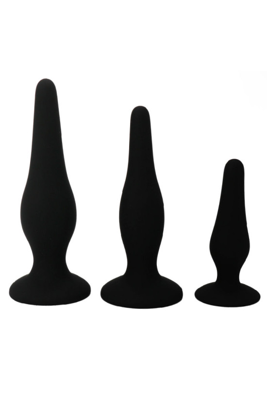 PRETTY LOVE - KIT DI INIZIAZIONE IN SILICONE CON TAPPI ANAL