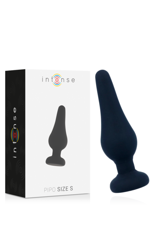 INTENSE - PLUG ANALE PIPO S SILICONE NERO 9