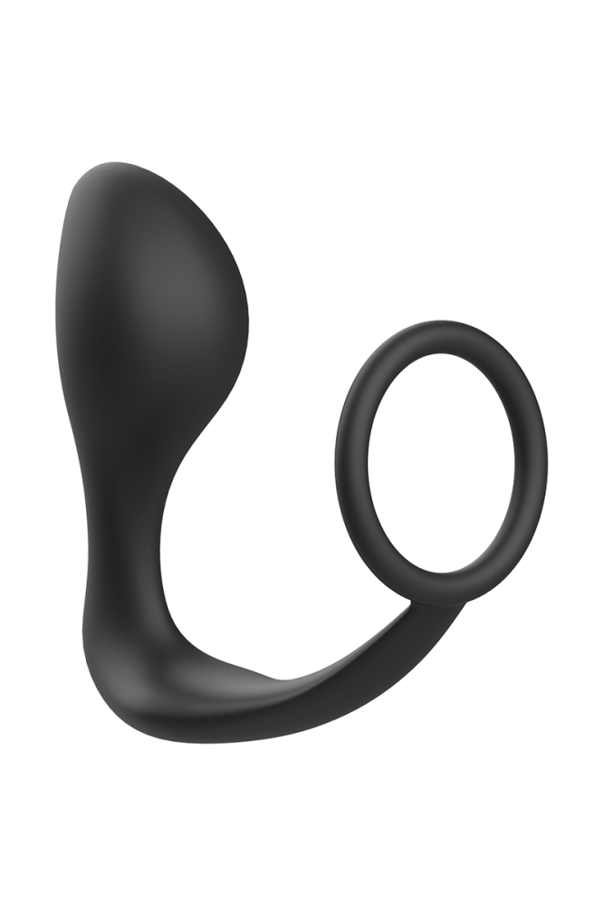 ADDICTED TOYS - PLUG ANALE CON ANELLO IN SILICONE NERO
