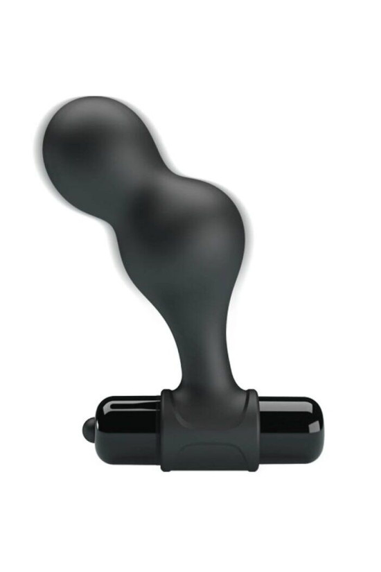 MR PLAY - PLUG ANALE VIBRATORE IN SILICONE NERO