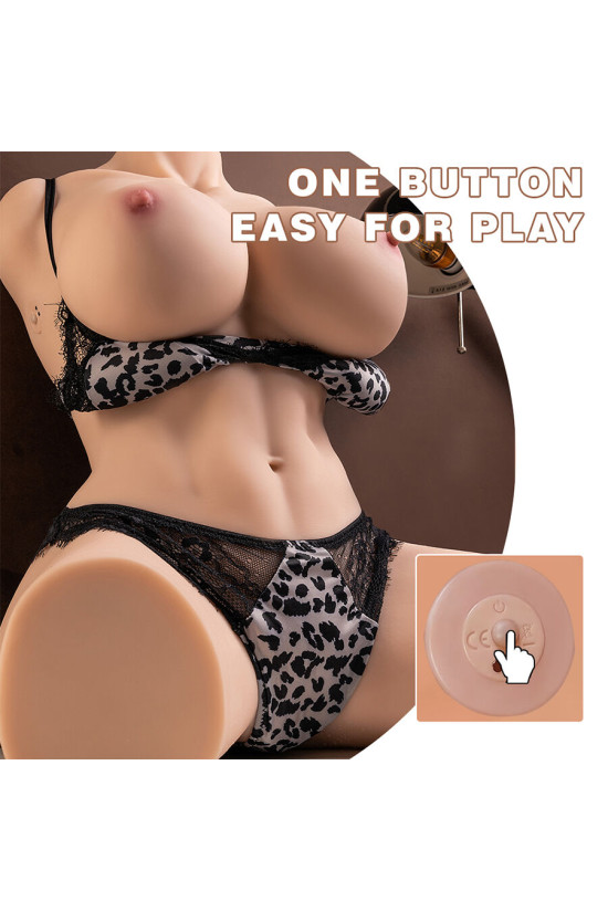 XISE - MURIEL TORSO FEMMINILE REALISTICO CON SPINTA 55 CM