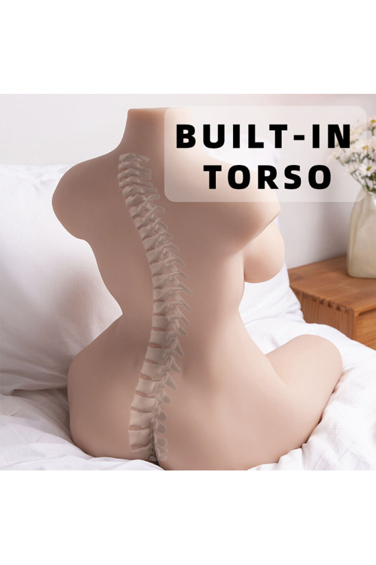 XISE - TORSO REALISTICO FEMMINILE ORDINATO CON SPINTA DI 71 CM