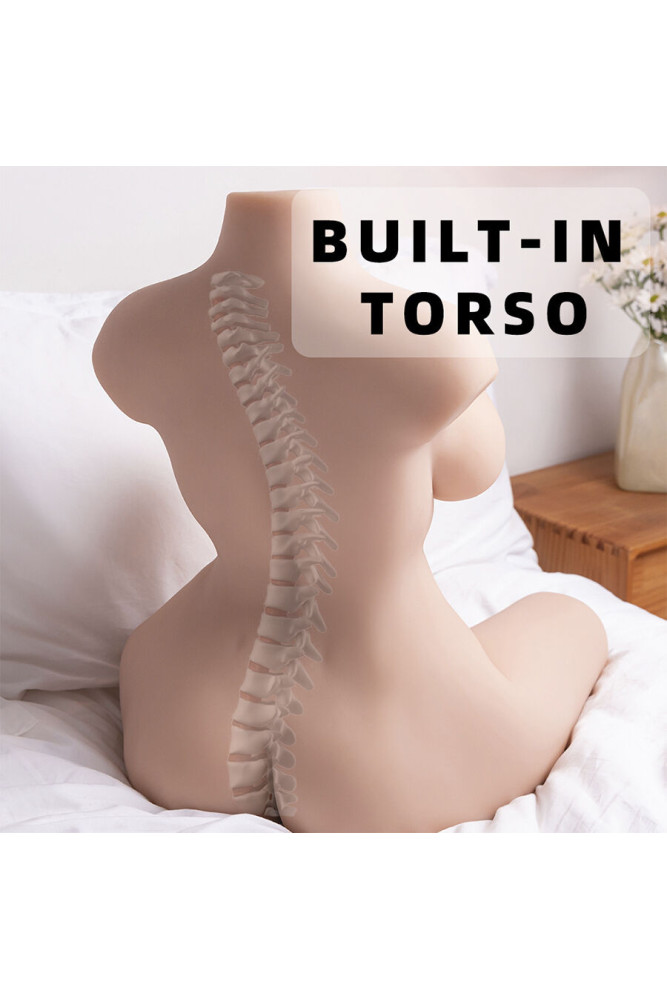 XISE - TORSO REALISTICO FEMMINILE ORDINATO CON SPINTA DI 71 CM