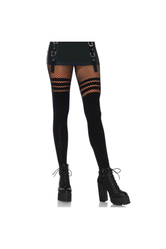 LEG AVENUE - COLLANT CON RIGHE FISNHET