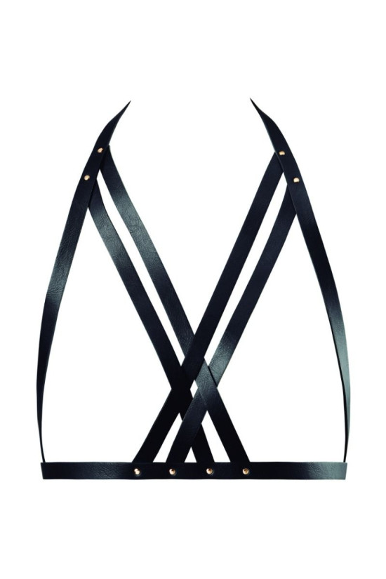 BIJOUX INDISCRETS MAZE - IMBRAGATURA REGGISENO HALTER NERA