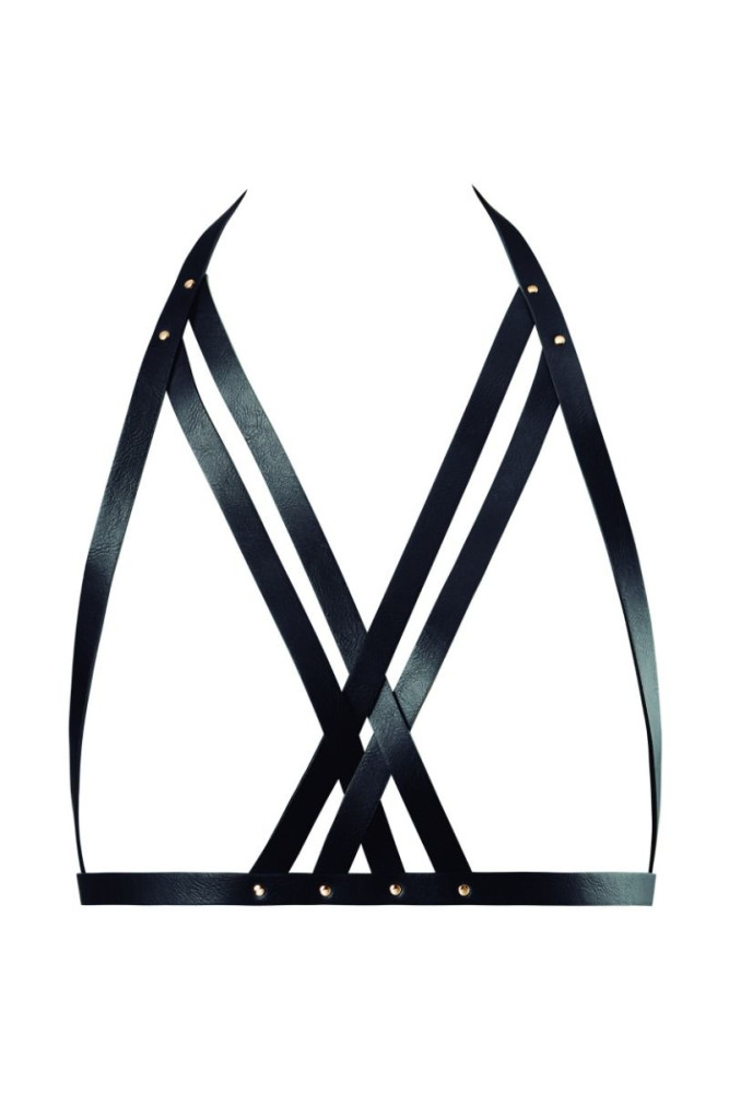 BIJOUX INDISCRETS MAZE - IMBRAGATURA REGGISENO HALTER NERA