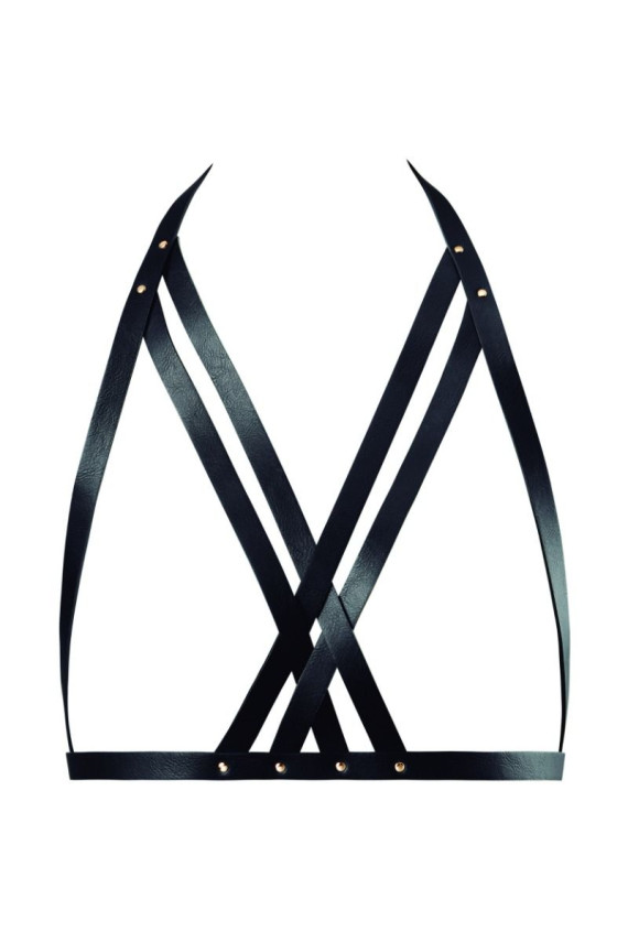 BIJOUX INDISCRETS MAZE - IMBRAGATURA REGGISENO HALTER NERA