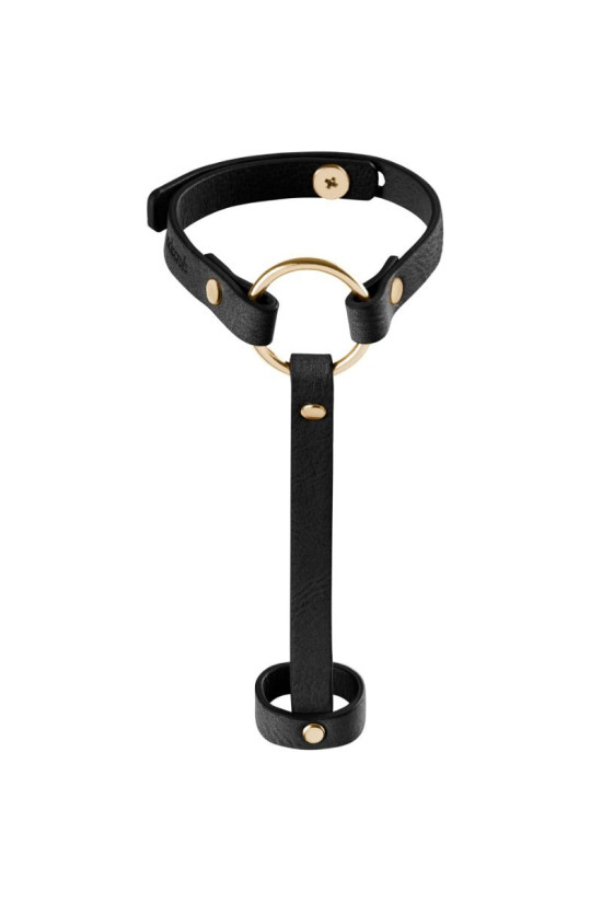 BIJOUX - INDISCRETS BRACCIALE MAZE/IMBRAGATURA A MANO NERO