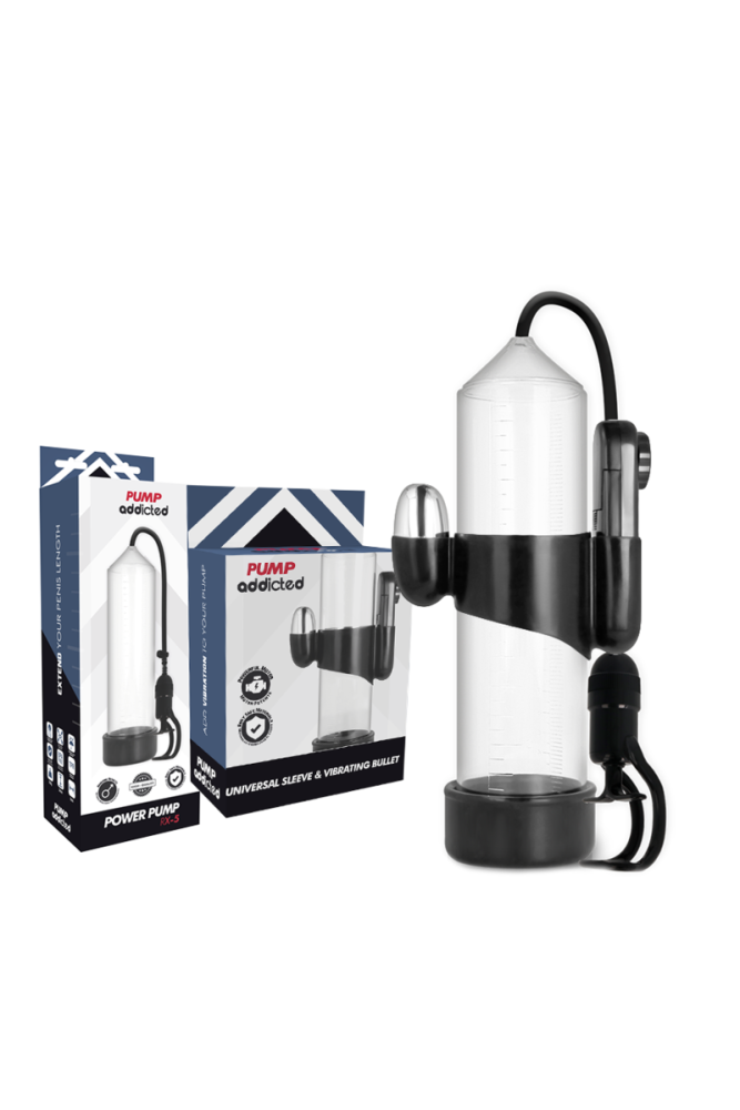 PUMP ADDICTED - VIBRATORE TRASPARENTE RX5