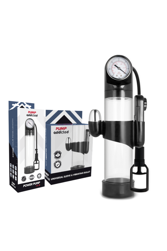 PUMP ADDICTED - VIBRATORE TRASPARENTE RX9