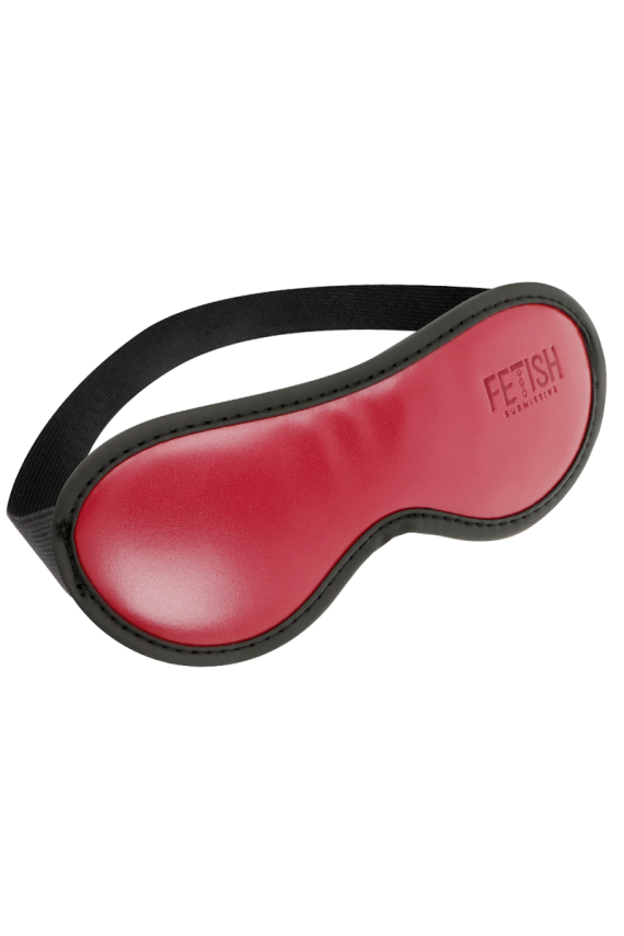 FETISH SUBMISSIVE DARK ROOM - MASCHERA VEGANA IN PELLE CON FODERA IN NEOPRENE