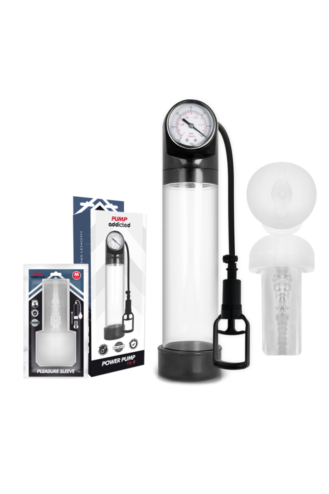 PUMP ADDICTED - RX9 TRASPARENTE CON MASTURBATORE