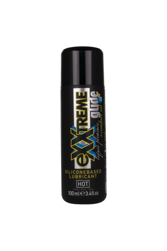 HOT - EXXTREME GLIDE LUBRIFICANTE A BASE DI SILICONE + OLIO COMFORT A+ 100 ML