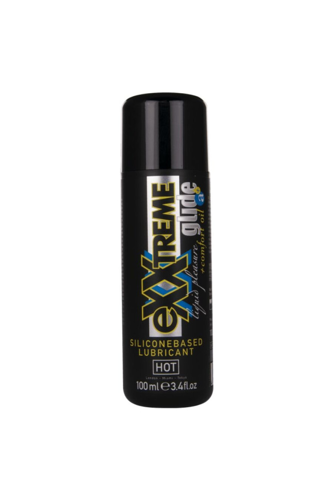 HOT - EXXTREME GLIDE LUBRIFICANTE A BASE DI SILICONE + OLIO COMFORT A+ 100 ML