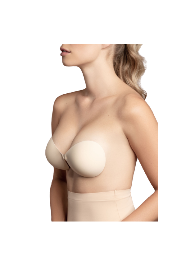 BYE-BRA - REGGISENO INVISIBLE BEIGE COPPA B