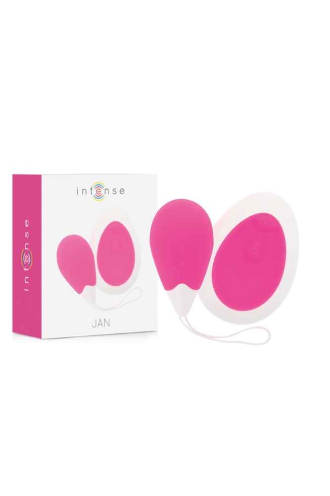 INTENSE - TELECOMANDO VIBRATORE JAN EGG ROSA