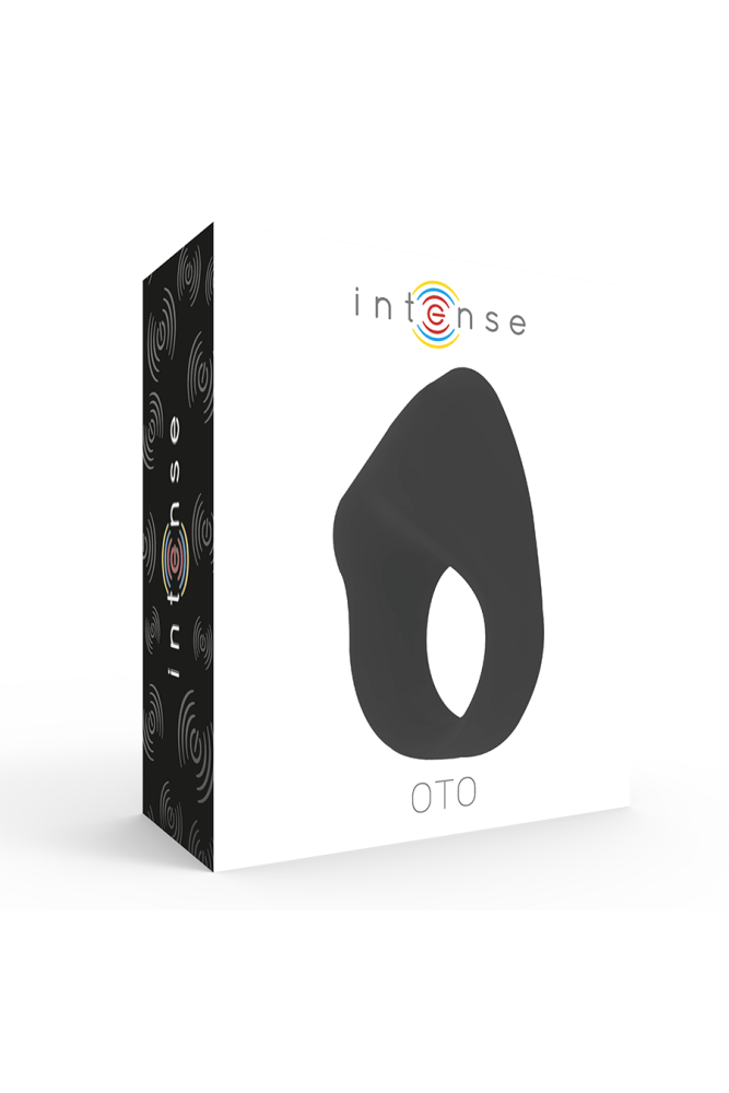 INTENSE - ANELLO VIBRATORE RICARICABILE OTO NERO