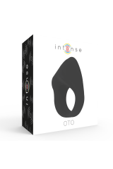 INTENSE - ANELLO VIBRATORE RICARICABILE OTO NERO