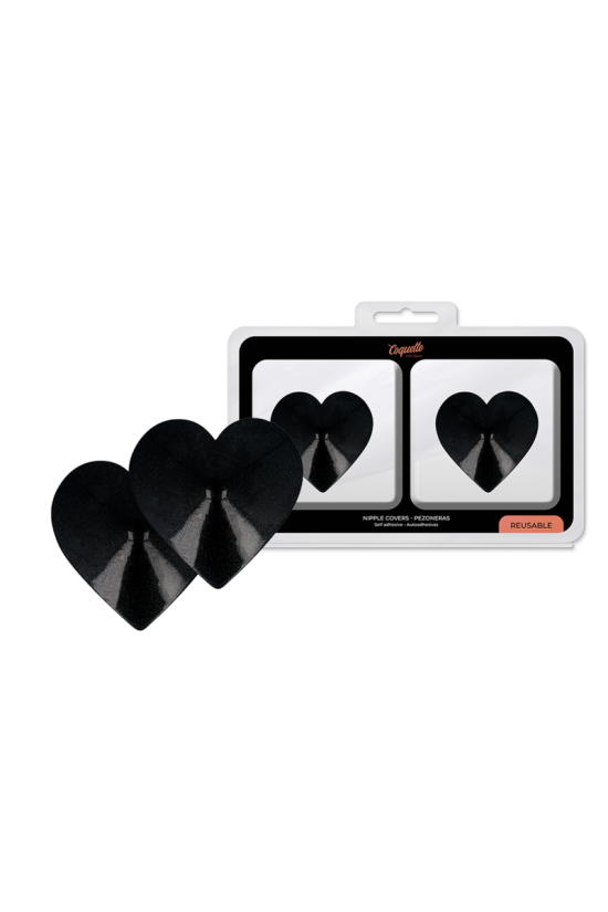 COQUETTE CHIC DESIRE - COPRI CAPEZZOLI BLACK HEARTS