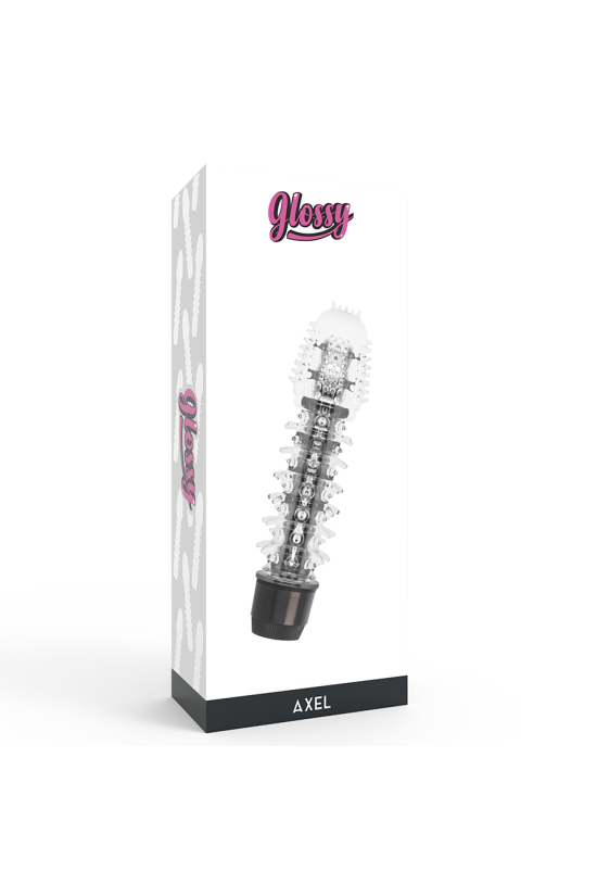 GLOSSY - VIBRATORE AXEL NERO