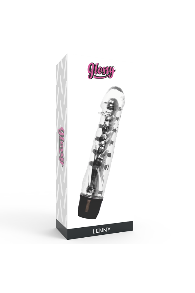 GLOSSY - LENNY VIBRATORE NERO