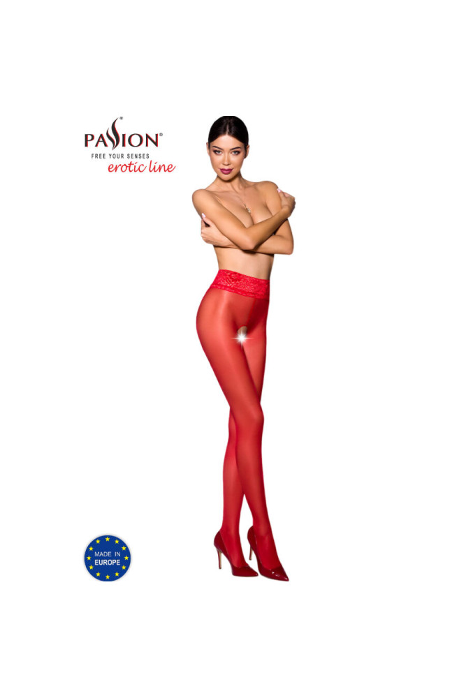 PASSION - TIOPEN 008 COLLANT ROSSO 3/4 30 DEN