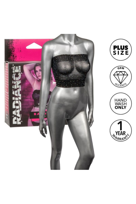 CALEXOTICS - RADIANCE BANDEAU TOP RHINE PLUS TAGLIA