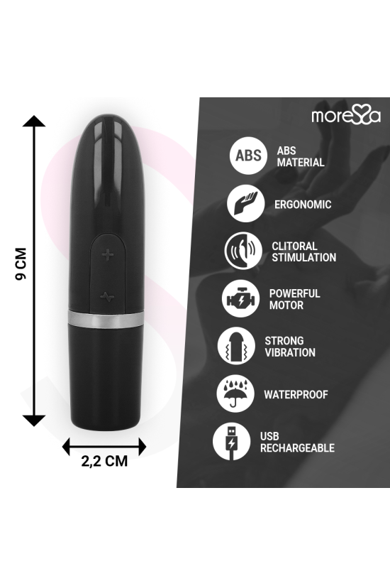 MORESSA - IVY VIBRATORE STIMOLATORE DA VIAGGIO NERO
