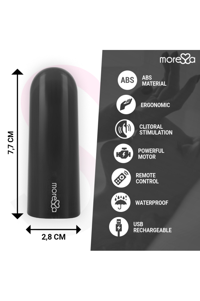 MORESSA - TELECOMANDO VIBRATORE NIX NERO