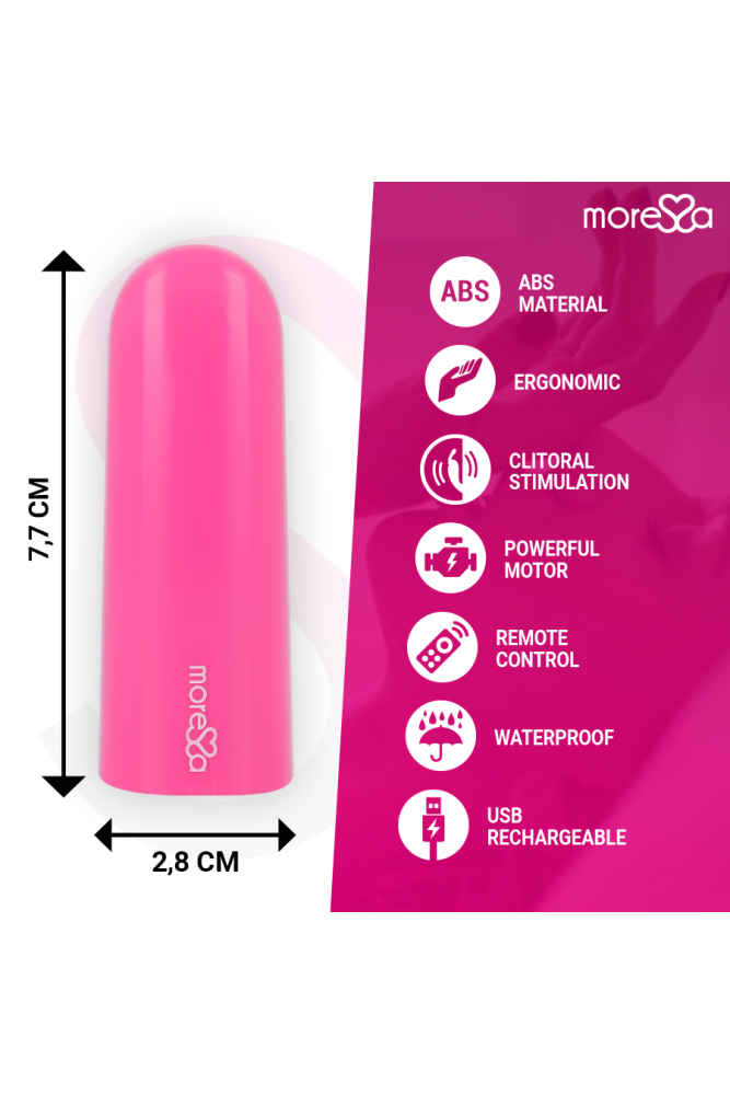 MORESSA - TELECOMANDO VIBRATORE NIX ROSA