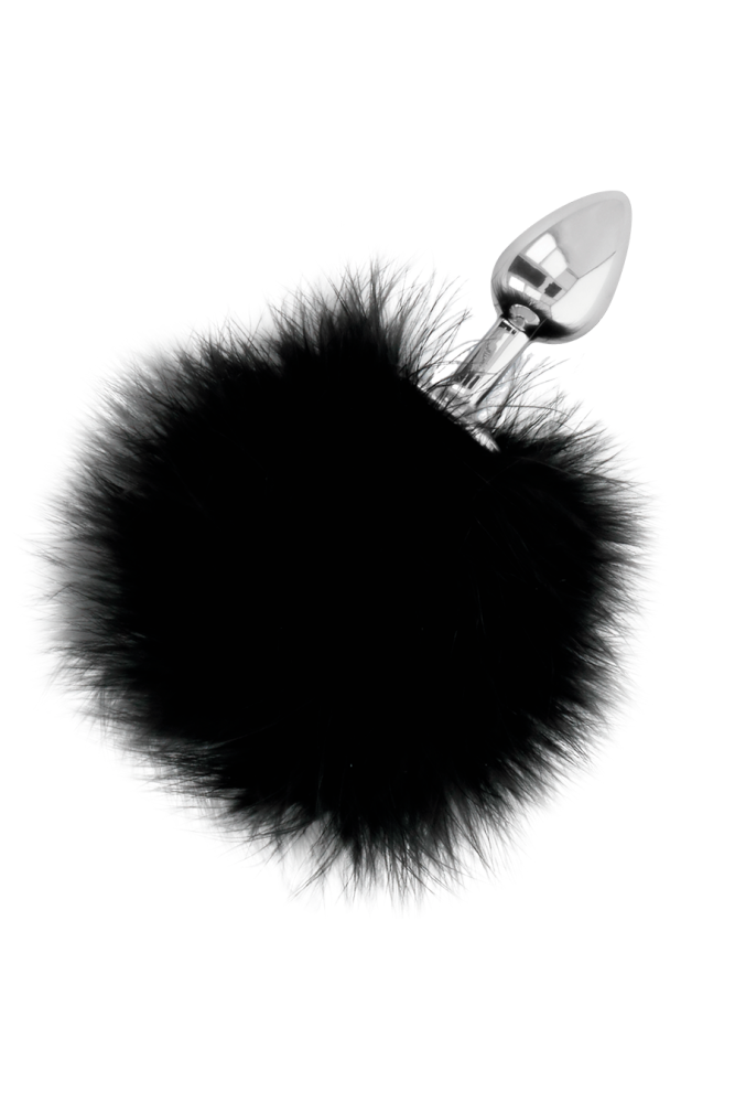 DARKNESS - BUTTPLUG ANALE EXTRA CON CODA NERA 7 CM