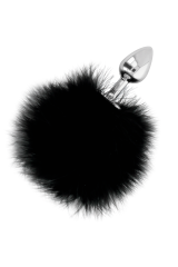 DARKNESS - BUTTPLUG ANALE EXTRA CON CODA NERA 7 CM