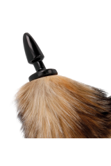 DARKNESS - CODA NATURALE CON PLUG ANALE IN SILICONE 10 CM