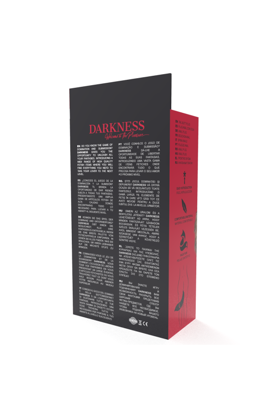 DARKNESS - CODA NATURALE CON PLUG ANALE IN SILICONE 10 CM