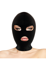 DARKNESS - MASCHERA DI SOTTOMISSIONE BDSM BOCCA E OCCHI NERA