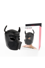 DARKNESS - MASCHERA PER CANI IN NEOPRENE CON MUSEROLA RIMOVIBILE M