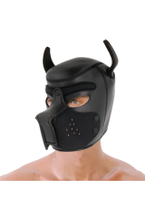 DARKNESS - MASCHERA PER CANI IN NEOPRENE CON MUSEROLA RIMOVIBILE M
