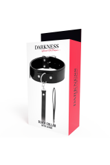 DARKNESS - COLLANA POSTURA CON CATENA IN PELLE