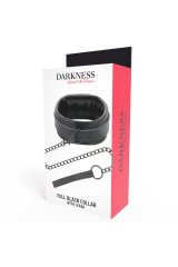 DARKNESS - COLLANA NERA CON CATENA