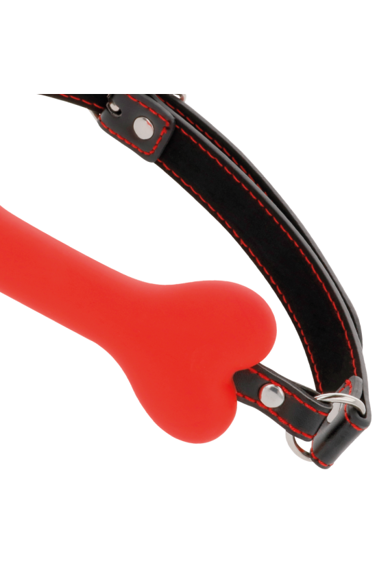 DARKNESS - BAVAGLINO IN SILICONE RED BONE